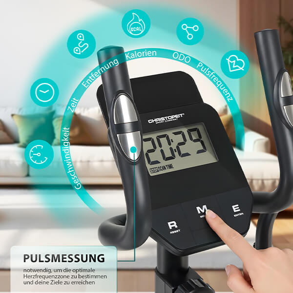 Crosstrainer CT 5: 
Dein Training – präzise gemessen

